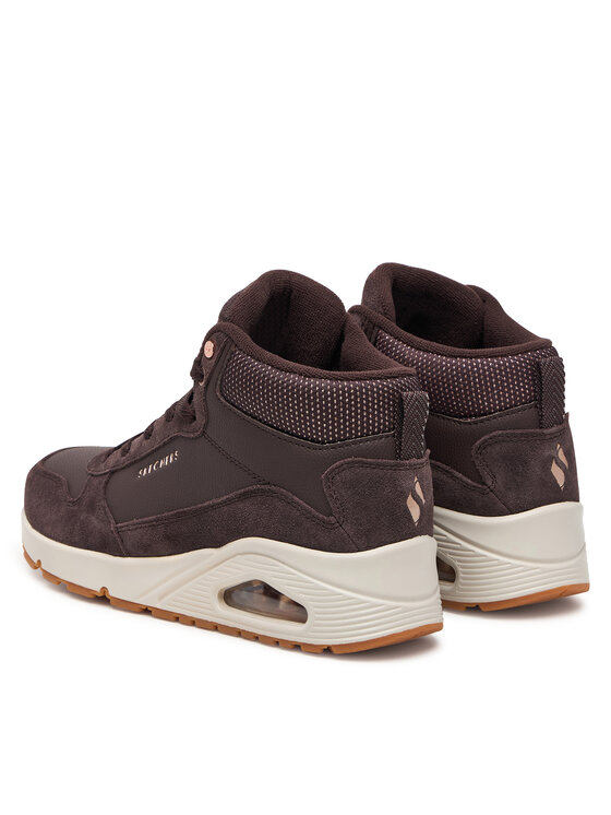 Skechers Sneakersy Skechers Uno - Stacre Shine 177181/CHOC Hnědá