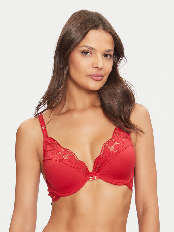 Selmark Selmark Σουτιέν με μπανέλα Federica 61115 Κόκκινο