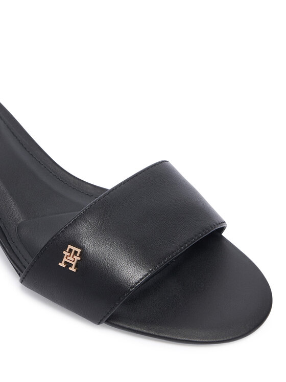 Tommy Hilfiger Šľapky Tommy Hilfiger Th Mid Mule FW0FW09508 Čierna