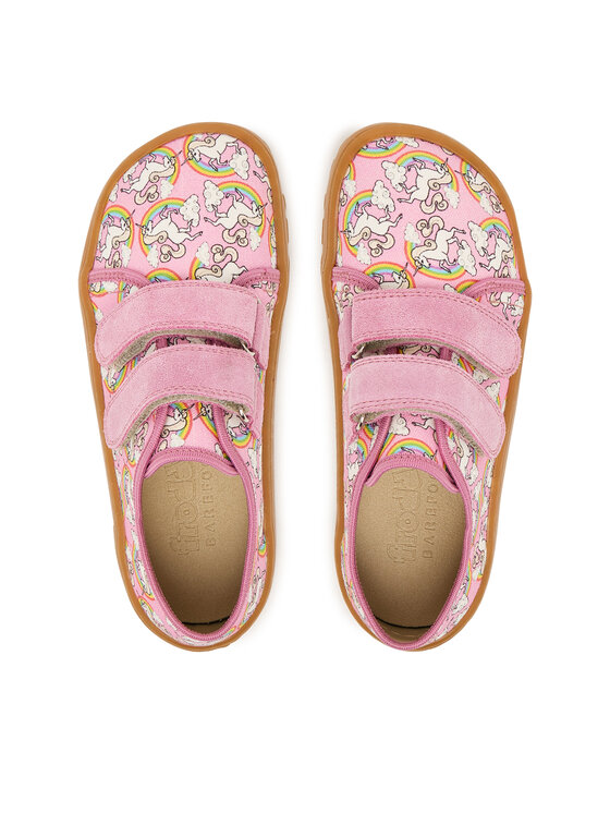 Froddo Тапочки Froddo Barefoot Canvas G1700440-12 D Рожевий