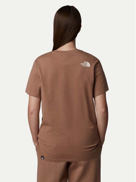 The North Face The North Face Camiseta Easy NF0A8A6G Marrón Loose Fit