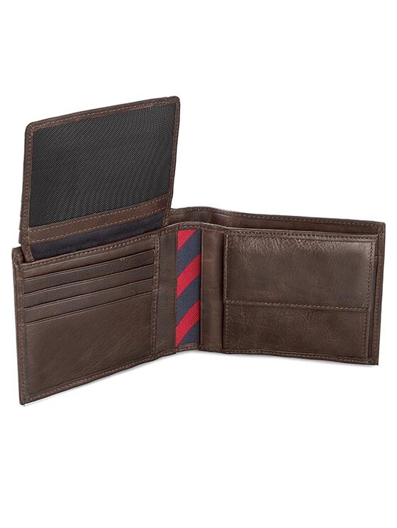 Tommy Hilfiger Портфейл Tommy Hilfiger Johnson Cc Flap And Coin Pocket AM0AM00660/82566 Кафяв