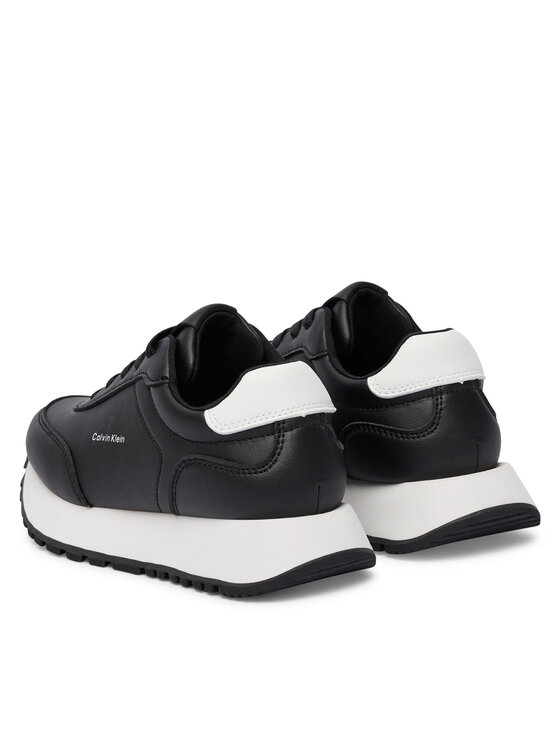 Calvin Klein Sneakersy Calvin Klein Low Cut Lace-Up Sneaker V3A9-83110-1355 S Čierna