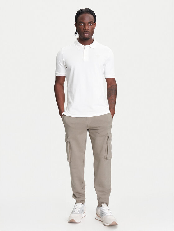 Guess Guess Поло Z5YP02 K9WF1 Білий Regular Fit