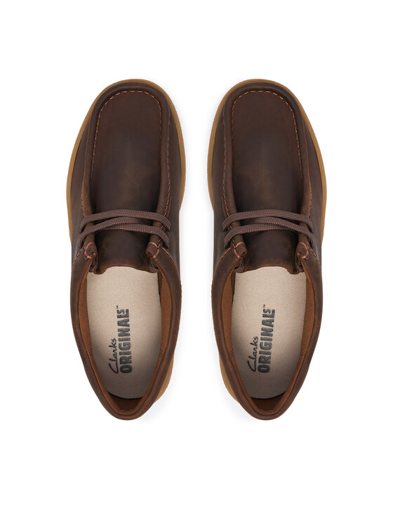 Clarks Туфлі Clarks Boxbee Walla 26328023 Коричневий
