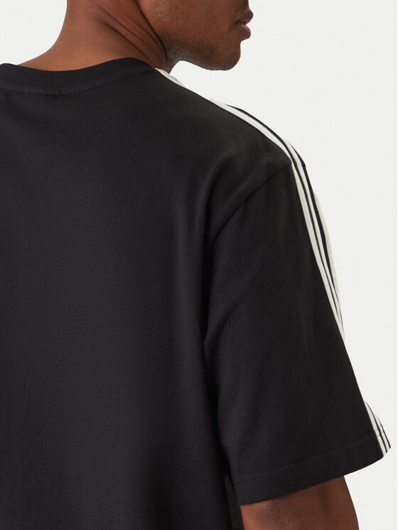 adidas adidas Футболка adicolor 3-Stripes KD4095 Чорний Oversize