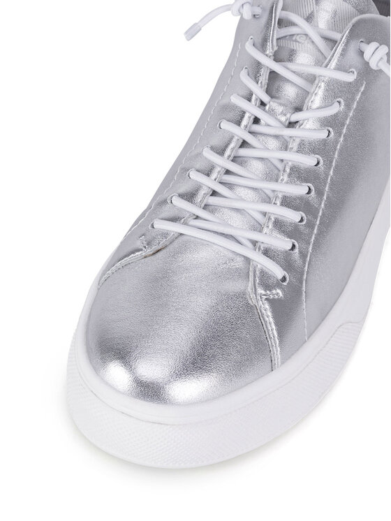 Rieker Revolution Lifestyle Pantofi Rieker Revolution Lifestyle W2301-90 Argintiu