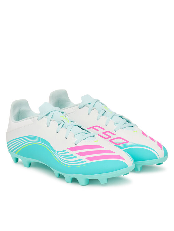 adidas Взуття для футболу adidas F50 Messi Club Fg/Mg JQ0946 Бірюзовий