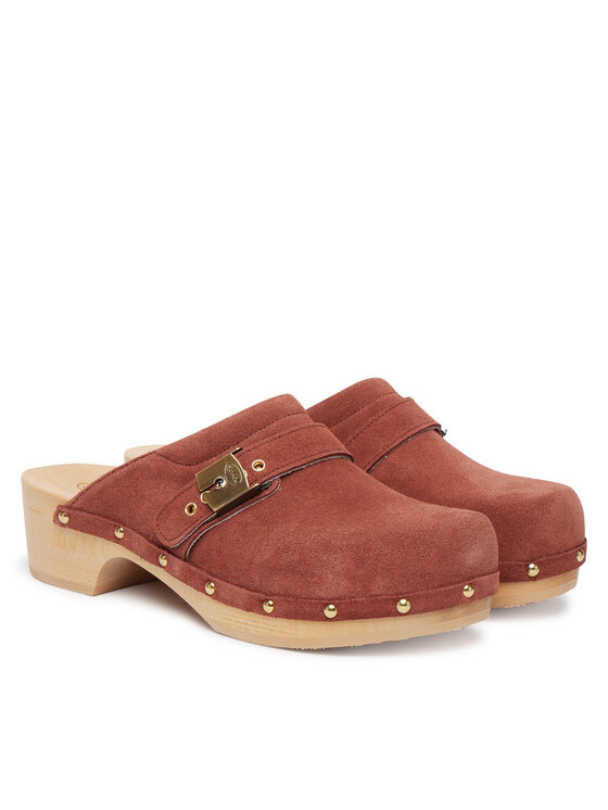 Scholl Шльопанці Scholl Pescura Clog F32326 Коричневий