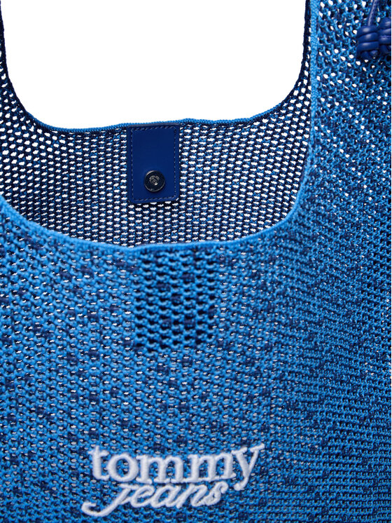 Tommy Jeans Táska Tommy Jeans Tjw Summer Crochet Hobo AW0AW18778 Kék
