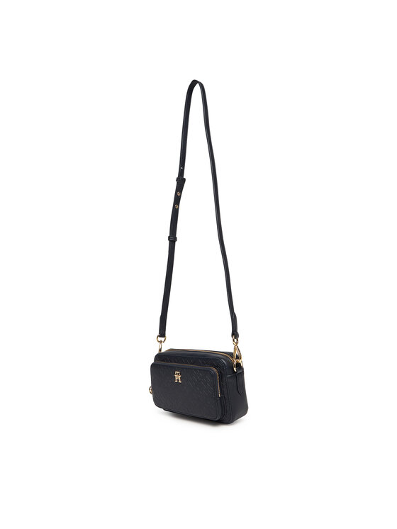 Tommy Hilfiger Torebka Tommy Hilfiger Th Icon Camera Bag Mono AW0AW18121 Granatowy