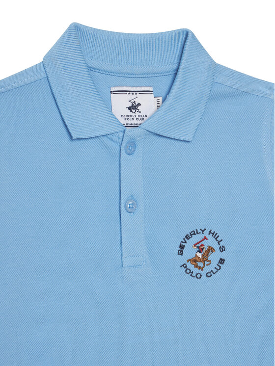 Beverly Hills Polo Club Beverly Hills Polo Club Поло P-SS26B-P42560 Голубий Regular Fit