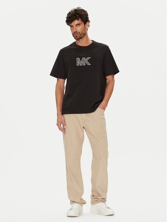 Michael Kors Michael Kors Majica CT552LN1V2 Črna Regular Fit