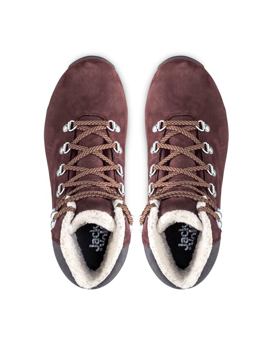 Jack Wolfskin Трекінгові черевики Jack Wolfskin Thunder Bay Texapore Mid W 4053681 Бордовий