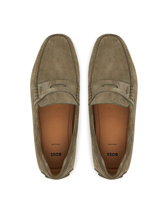 BOSS Mokasíny BOSS Noel_Mocc_sdpeb 50541750 Khaki