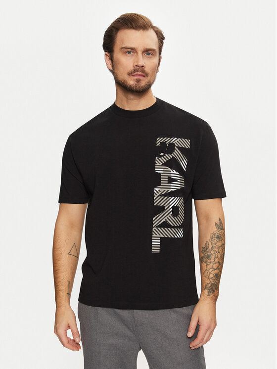 KARL LAGERFELD KARL LAGERFELD Camiseta 755198 551221 Negro Regular Fit