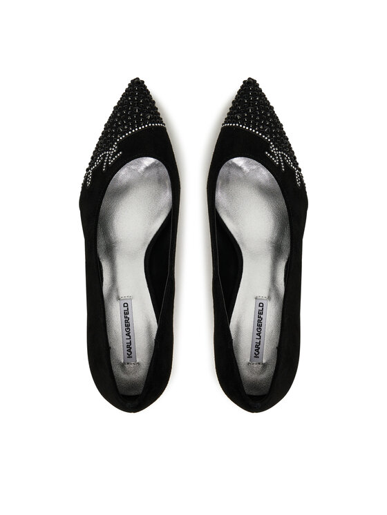 KARL LAGERFELD Lodičky KARL LAGERFELD Sienna Signature Pump KL32712 Černá