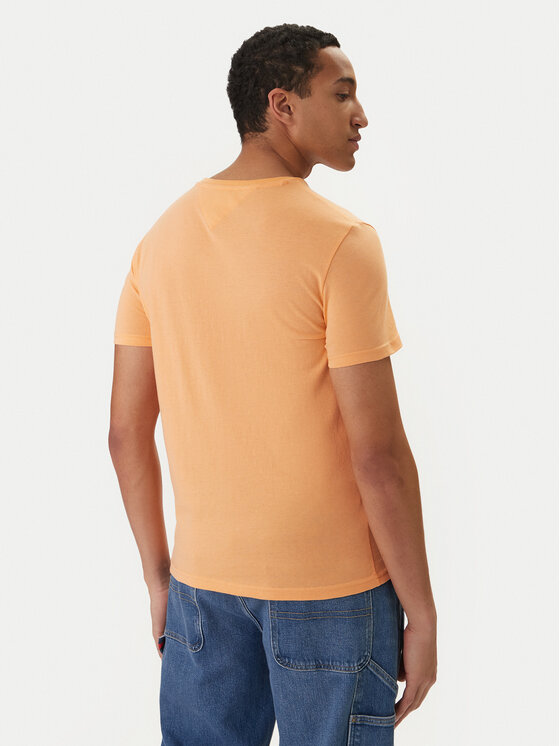 Tommy Jeans Tommy Jeans Camiseta DM0DM20363 Naranja Slim Fit
