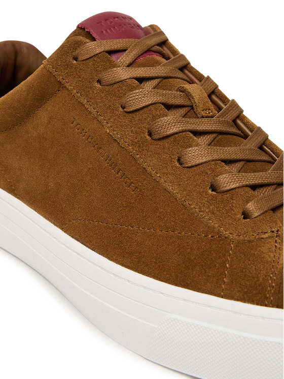 Tommy Hilfiger Sneakersy Tommy Hilfiger Premium Dress Cupsole FM0FM05573 Hnědá