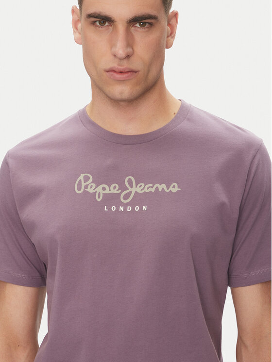 Pepe Jeans Pepe Jeans Camiseta Eggo N PM508208 Violeta Regular Fit
