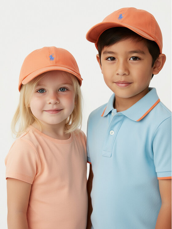 Polo Ralph Lauren Kapa s šiltom Polo Ralph Lauren 323785653065 Oranžna