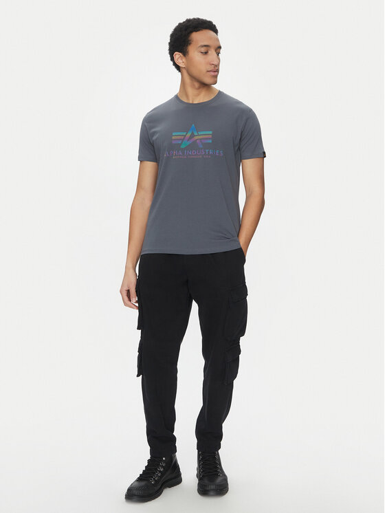 Alpha Industries Alpha Industries Футболка Basic 100501 Сірий Regular Fit