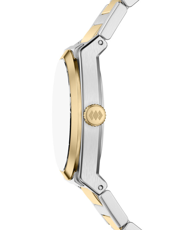 Fossil Ročna ura Fossil Everett Small ES5495 Srebrna