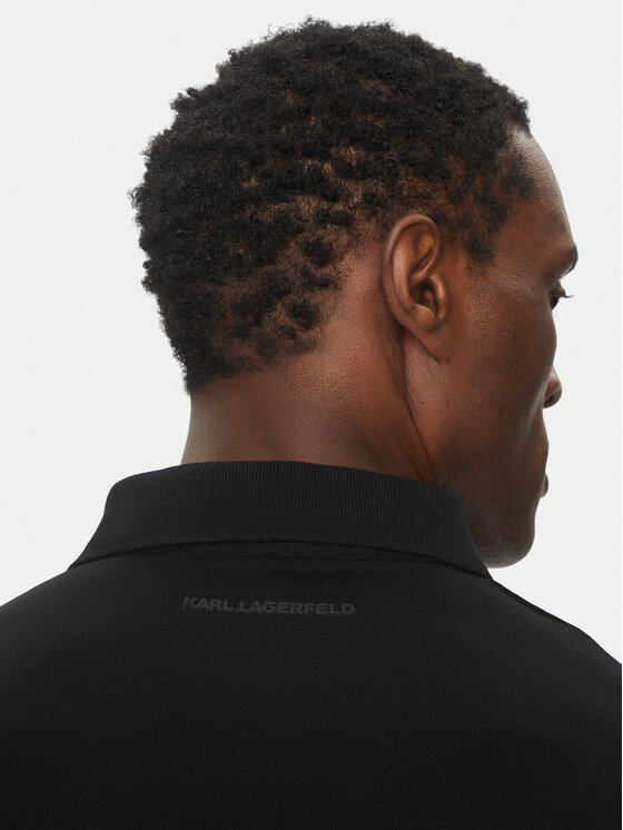KARL LAGERFELD KARL LAGERFELD Polo 745750 500221 Nero Regular Fit