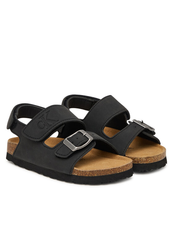 Calvin Klein Sandale Calvin Klein Velcro V3X2-83328-0315 M Crna