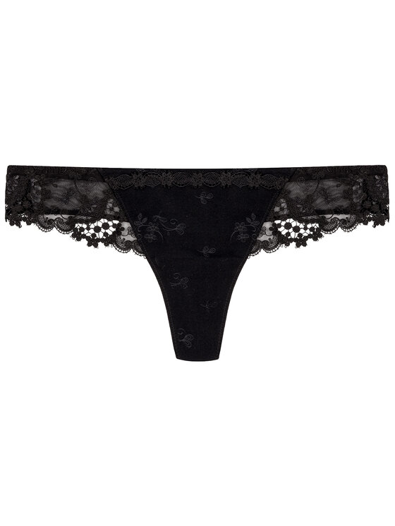 Simone Pérèle Simone Pérèle Стрінги Wish 12B710 Чорний