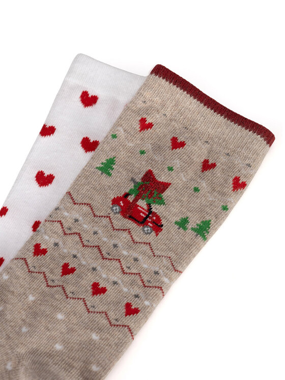 Jenny Fairy Calcetines largos Jenny Fairy 4WB-004-AW24 (2-pack) Blanco