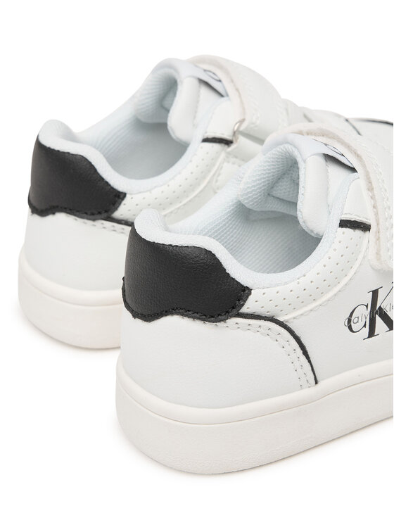 Calvin Klein Sneakersy Calvin Klein Low Cut Lace-Up/Velcro V1X9-83278-1355 M Biały