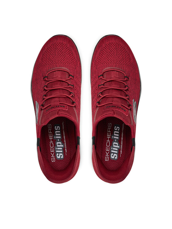 Skechers Sneakersy Skechers Key Pace 232469 Červená