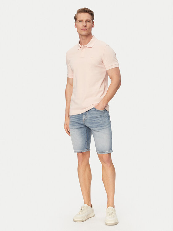 BOSS BOSS Polo Passenger 50507803 Rosa claro Slim Fit