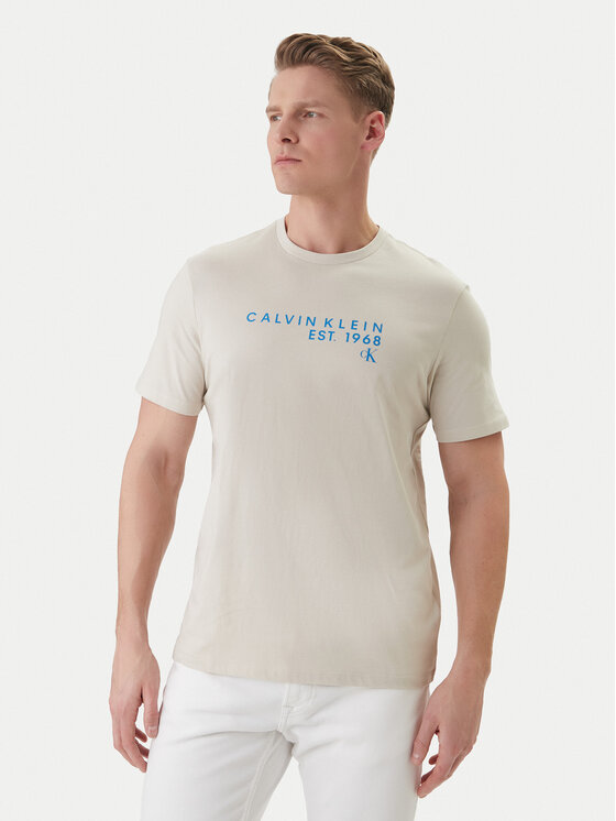 Calvin Klein Jeans Calvin Klein Jeans Camiseta LV04RF800G Beis Classic Fit