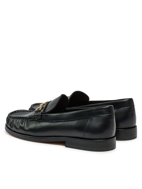 Tommy Hilfiger Mokasīni Tommy Hilfiger Soft Leather Horsebit Loafer FW0FW08414 Melns