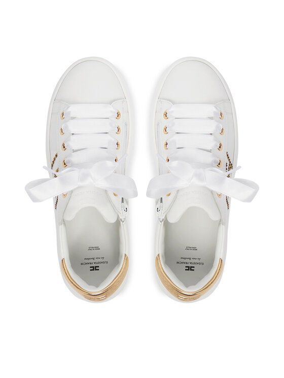 Elisabetta Franchi Снікерcи Elisabetta Franchi F4A9-E0504-0092 D Білий