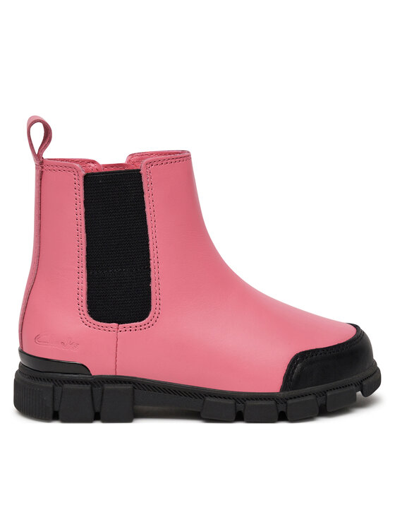 Clarks Чоботи Clarks Evyn Chelsea K. 26179042 Рожевий