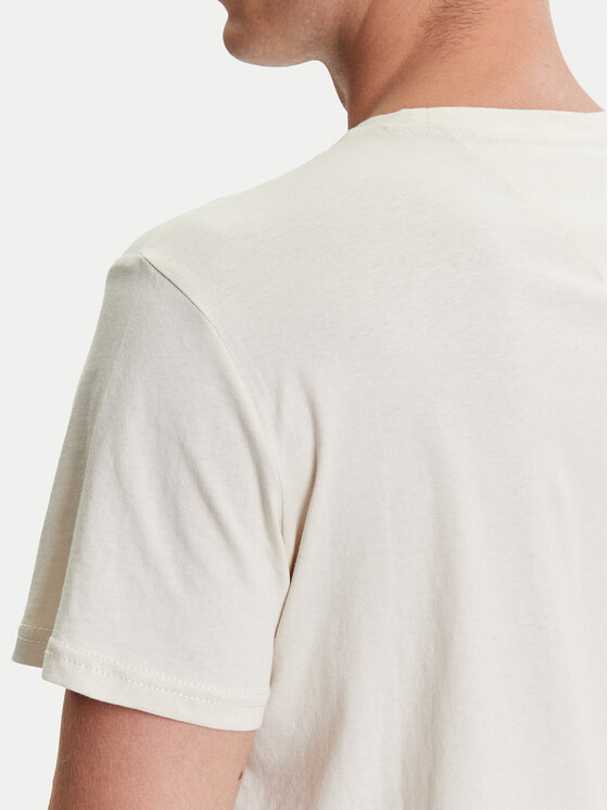 Tommy Jeans Tommy Jeans Póló Essential DM0DM20740 Bézs Slim Fit