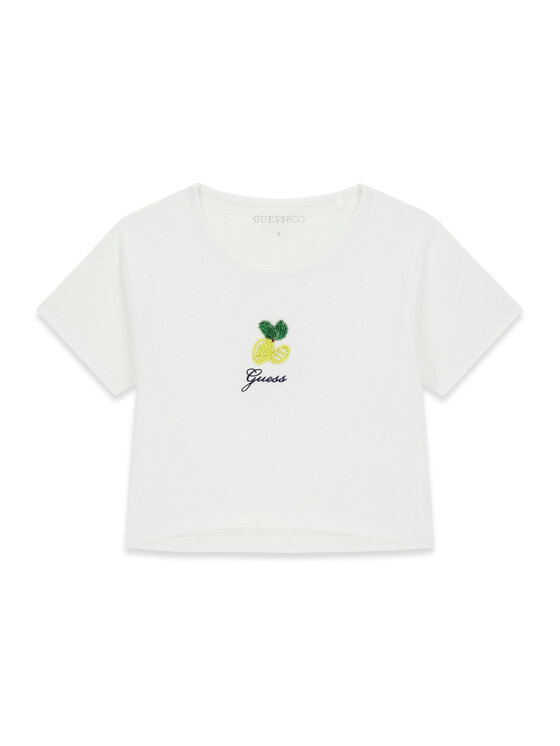 Guess Guess Футболка J6GI10 K6YW4 Білий Relaxed Fit