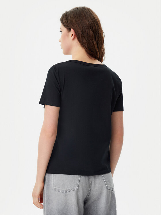 Gap Gap Футболка 740140-03 Чорний Regular Fit