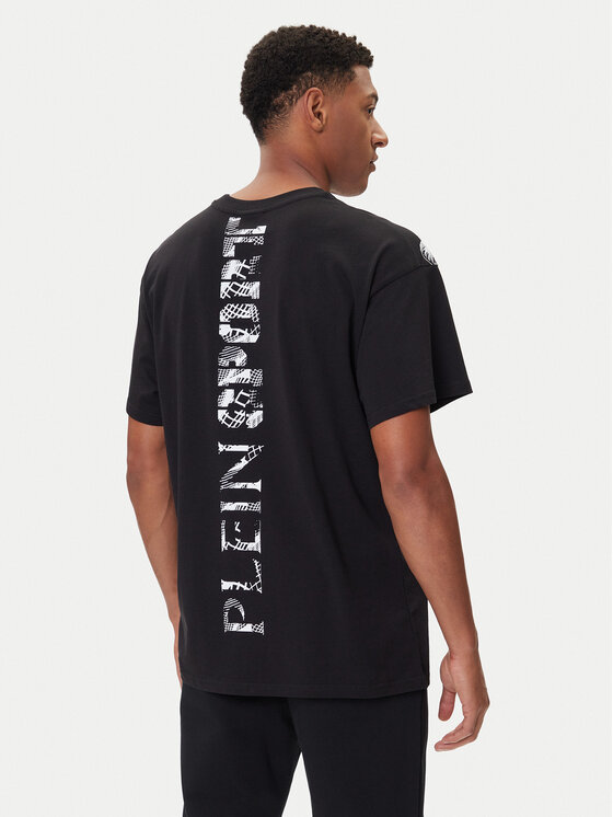 Plein Sport Plein Sport T-Shirt FAEC MTK8360 STE001N Μαύρο Loose Fit