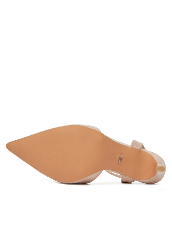 DeeZee Pantofi cu toc subțire DeeZee HT5846-46 Bej