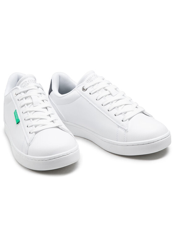 United Colors Of Benetton Snīkeri United Colors Of Benetton Label BTMCO4016 Balts