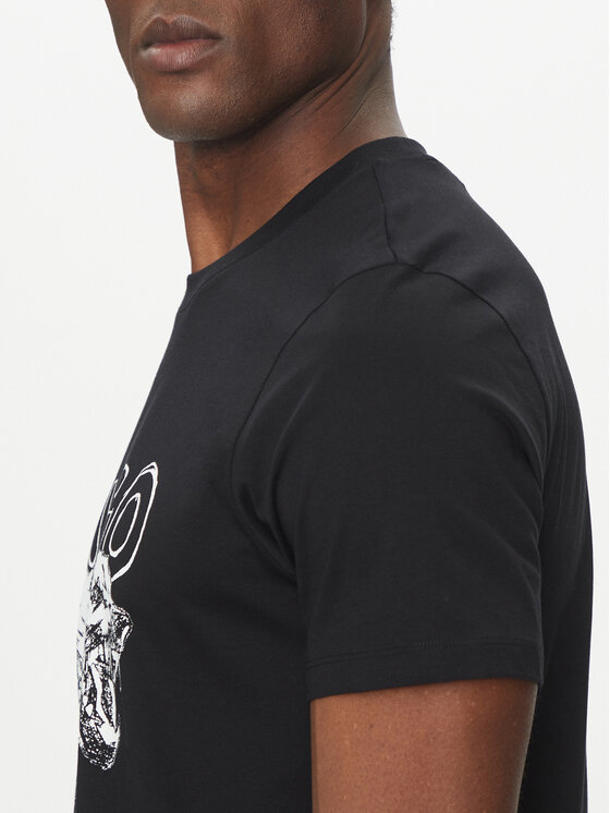 HUGO HUGO Футболка Durro 50538257 Чорний Regular Fit