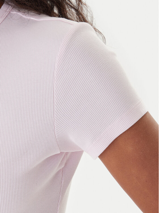 Tommy Jeans Tommy Jeans Camiseta Essential DW0DW17383 Rosa Slim Fit