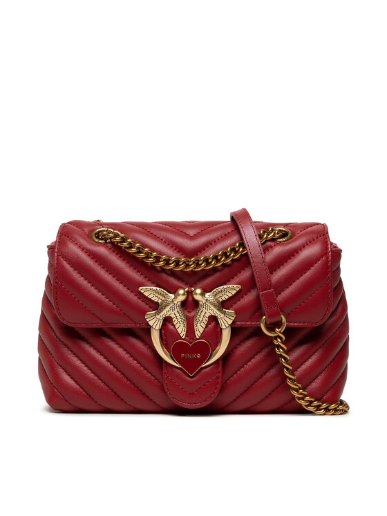 PINKO Τσάντα Pinko Love Mini Lady Puff Chevron Cl Al 22-23 PLTT 1P22UN A03Z Κόκκινο