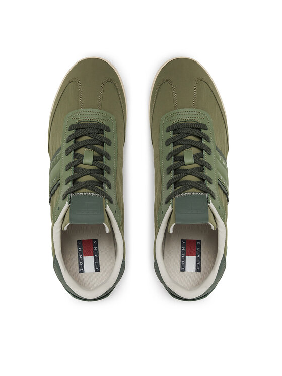 Tommy Jeans Tenisice Tommy Jeans Tjm Runner Cleated Mix Mat. EM0EM01598 Zelena