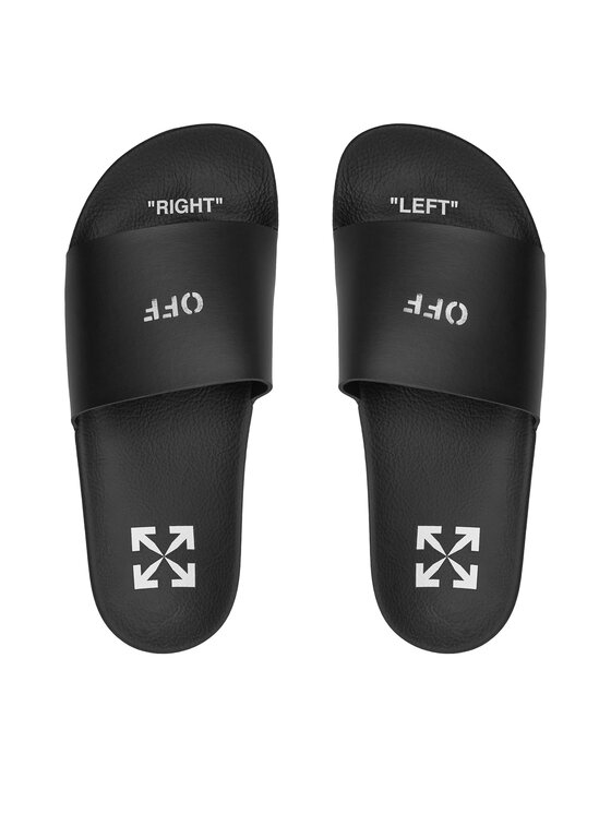 Off-White Iešļūcenes Off-White OWIC002S22PLA0011001 Melns