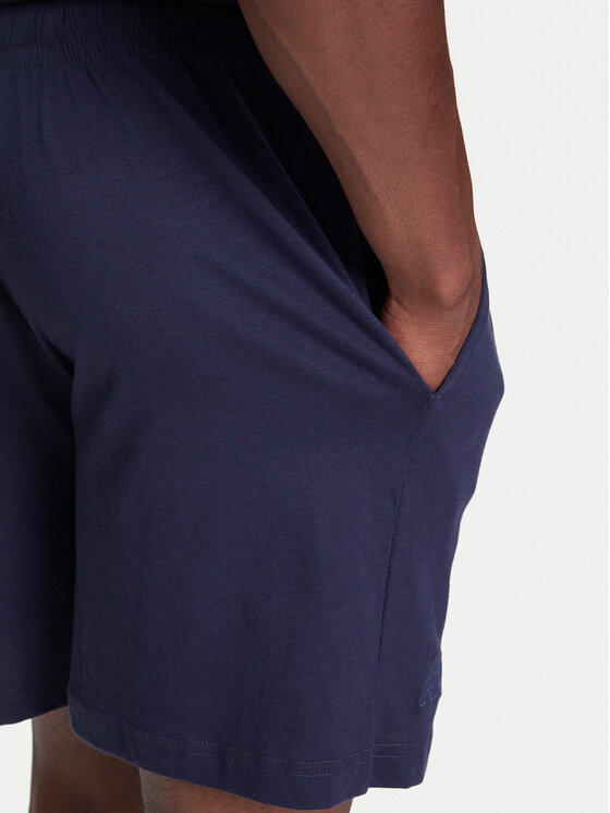 Kappa Kappa Pantalones cortos de tela Logo Korpo Cabas 303HZE0 Azul marino Regular Fit
